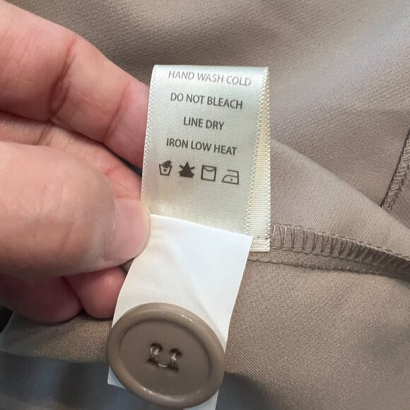 🆕 Max Studio | Sleeveless Sheath Dress in Cobblestone | M - Picture 10 of 10